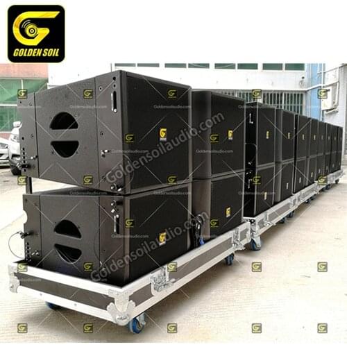 KR212 Double 12 Inch Line Array Speaker Active High Power Line Array Loudspeaker Professional Audio System