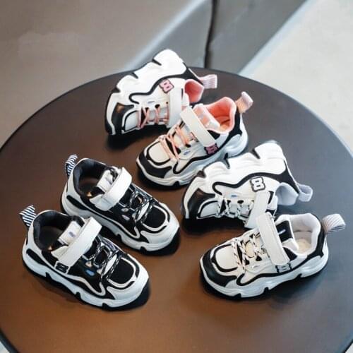 2020 Autumn Winter Plush Warm Sneaker Children Shoes Girls Boys Running Shoes Antislip Sneakers Kids Baby Sneaker School Shoes