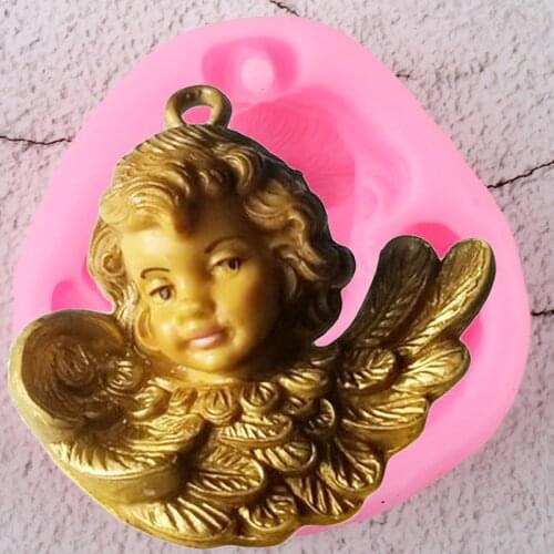 Angel Wings Silicone Molds DIY Party Cake Decorating Tools Cupcake Topper Fondant Chocolate Candy Polymer Clay Soap Candle Mould