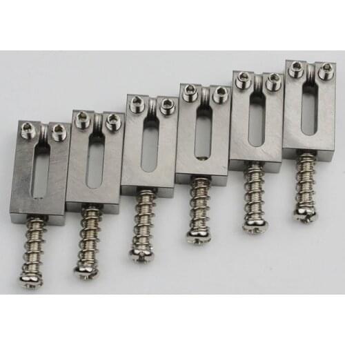 Titanium alloy Bridge Saddles Type Square 10.5MM For Stratocaster Tremolo Bridges Electric Guitar Tremolo Bridges