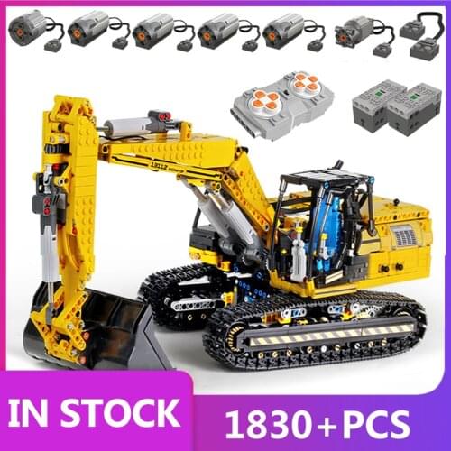 MOULD KING 13112 Motorized High-Tech Excavator truck 250 X 3 - PF version Truck Remote Building Blocks Bricks Kids toys Gifts