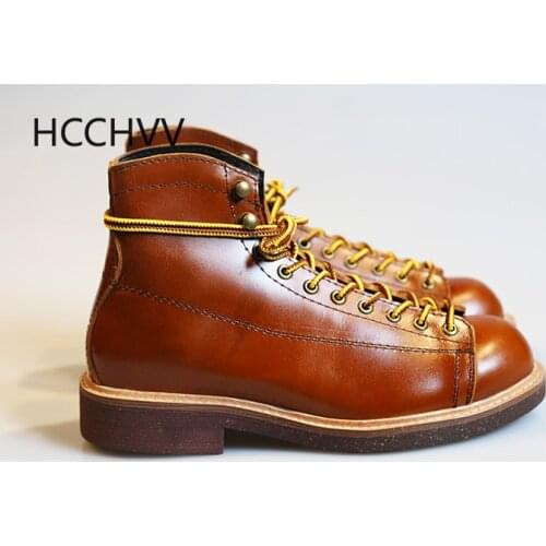 Mens British wind retro boots motorcycle short boots mens leather boot casual work shoes men womens tide chelsea boots