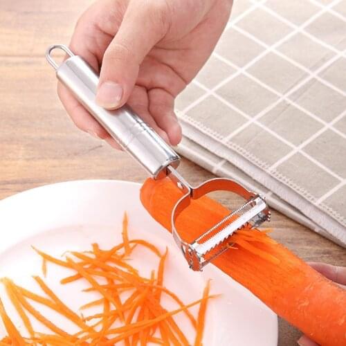 New Hot Sale 1pc Stainless Steel Paring Knife Fruit Peeler Grater Vegetable Slicer Kitchen Accessories Tools Cheap Practical