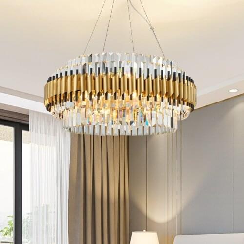 Buying Online In China Hot Sale Wedding Decorative Luxury Hotel Crystal Living Room Chandelier Pendant Lighting