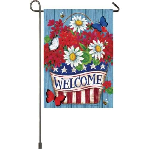 Blank Custom Flag Double Sided Polyester Sublimation Garden Flag K90