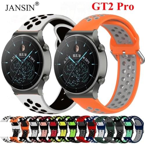 Wrist Band For Huawei Watch GT 2 Pro / GT2 42mm 46mm Soft Silicone Bracelet Strap For Huawei Watch GT 2 Pro Sport Watchstrap