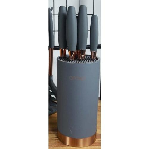 Gray Standing 6 Piece Lux Cutlery Set