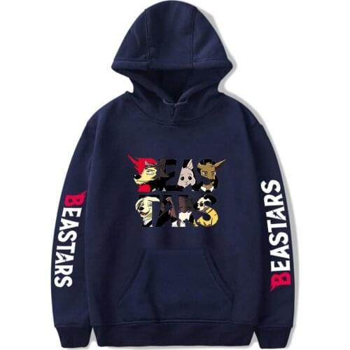Hot Anime Hoodie Beastars Sweatshirts Boys/Girls Fashion Harajuku Autumn Winter Men/women Hooded Oversized Hip hop Clothes