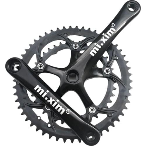 Bike Crankset 6-10 Speed 130BCD Chainring Crank Arms 170mm Crankarm