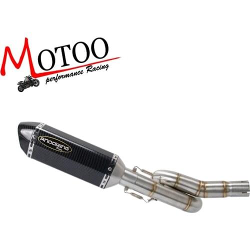Motorcycle Exhaust System Slip On Middle Pipe For Benelli 300 BJ300 BN302 TNT300 2014 2015 2016 2017 2018