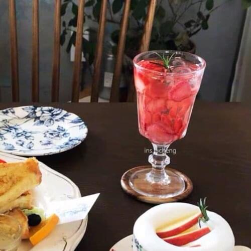 High value creative style Korean coffee cup milk tea cup latte cup drink cup red wine cup wine cup