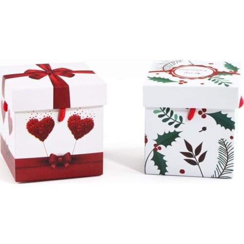 20pcs MIX Color Paper Box Christmas Gift Box Packaging Box