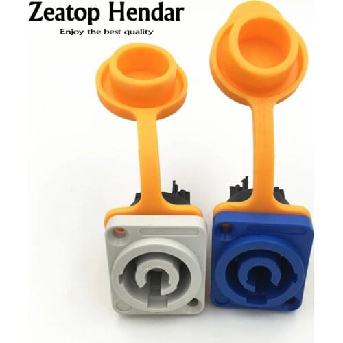 5Pcs High Quality Waterproof 20A PowerCON Female Power Panel Mount Adapter True Locking Cable Connector IP65