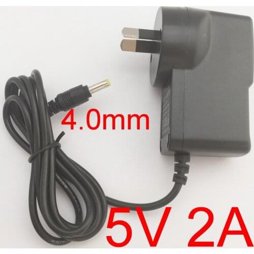 50PCS High quality 5V 2A AC 100V-240V Converter Switching power adapter DC 2000mA Supply AU Plug DC 4.0mm x 1.7mm
