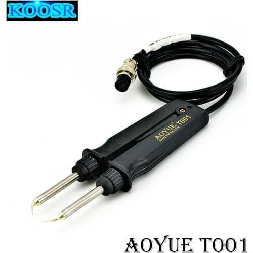 For Aoyue 950 T001 SMD Antistatic thermostat adjustable IC soldering station Hot Tweezer Repair rework station,replace Luo iron