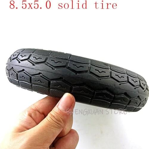 Free shipping 8.5x50 solid tires for electric scooter balancing car 8.5 Inch non inflatable solid explosion proof tyres