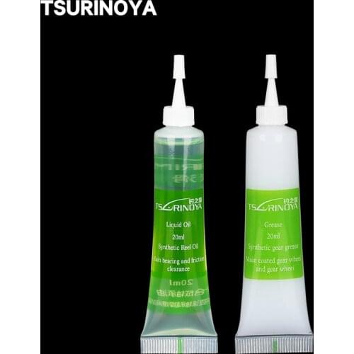 TSURINOYA Reel Maintenance Oil and Grease Bearing Lubricant oil Gear Protective Grease Casting Spinning Reel Maintenance Tool