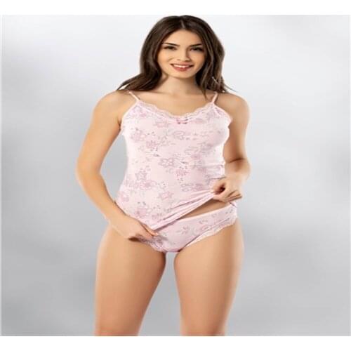 Lycra Combed Cotton Flower Printed Ladies Suit Floral Pattern Underwear 1 - 3 - 5 - 8 - 10 Pieces