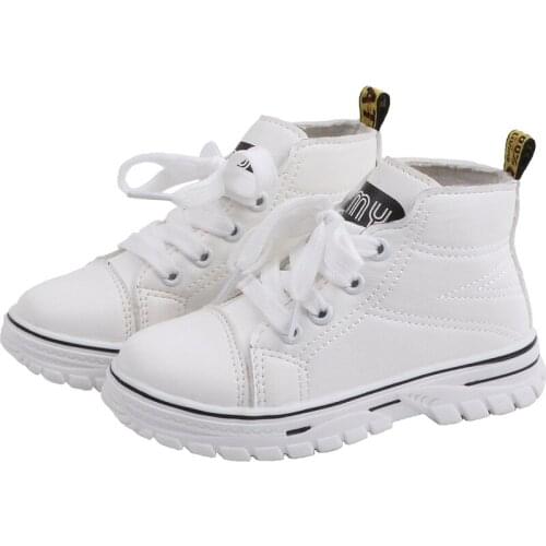 Skoex New Childrens Sneakers Fashion High-top Running Shoes For Boys Girls Non-slip Wear-resistant Big Kids Casual Sport Shoes