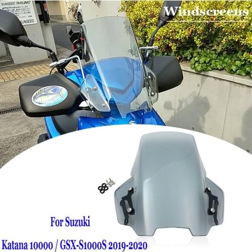 Motorcycle Accessories For Suzuki Katana 1000 GSX-S1000S 2019-2020 Higher Windscreen Windshield Wind Deflector GSX S1000S Katana