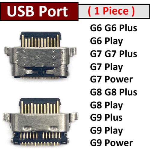 USB Charge Socket Plug Jack Charging Connector Plug Dock Port For Motorola Moto G5 G5S G6 G7 G8 G9 Play Plus Power One Zoom Z3