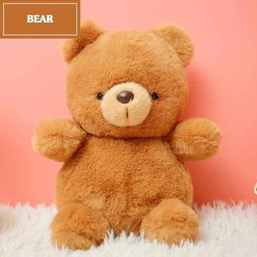 20cm Cute Hot Stuffed Plush Animals Bear Toy Elephant Chicken Lamb Sheep Stuffed Animal Plush Toys Children Birthday Xmas Gift