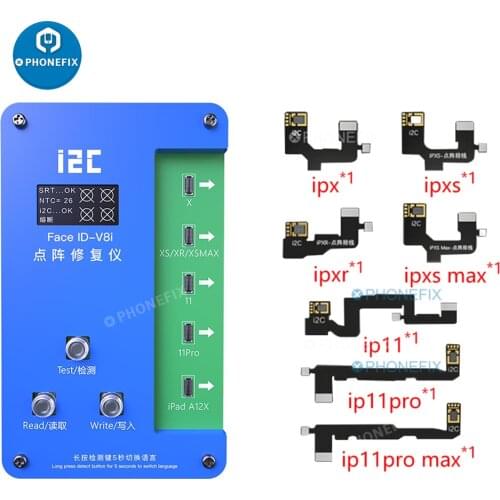 I2C Face Dot Matrix Detection Projector Iface V8 Programmer For iPhone X-11Pro max Face ID Repair Tool Replace Dot Matrix Cable