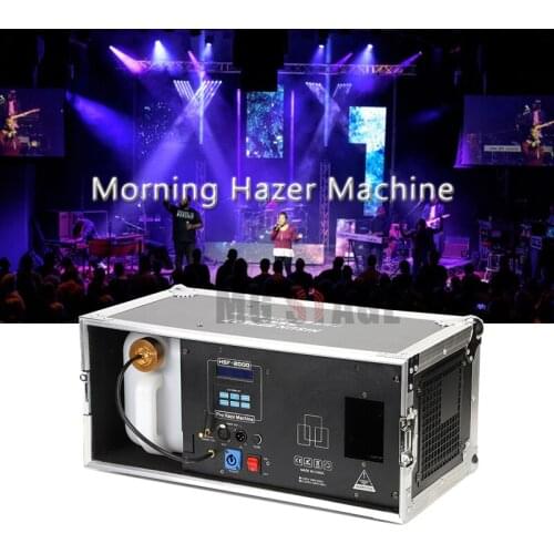 Pro Morning Haze Machine 2000W Stage Machine Fogger DMX Smoke Effects Hazer Machine Professional Fogger Stage Equipment