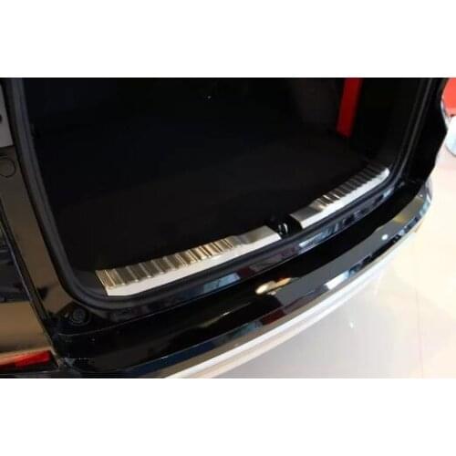 1 Set Band New Stainless Steel Car Rearguards Trunk Rear Inner Tail Box Bumper Pedal Plate Panel For Honda CRV 2015