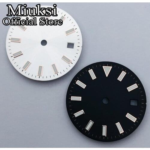 Miuksi 29.3mm sterile dial luminous dial fit ETA 2836 2824 Seagull 1612 Mingzhu DG 2813 3804 Miyota 8205 8215 821A movement