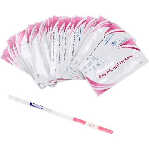 OLO 20Pcs LH Ovulation Test Strips Over 99% Accuracy Pregnancy Test Ovulation Urine Test Strips LH Tests First Response