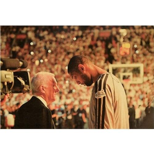 All star star Big Fundamental Duncan kraft paper retro poster living room bedroom arena bar decoration painting wall stickers