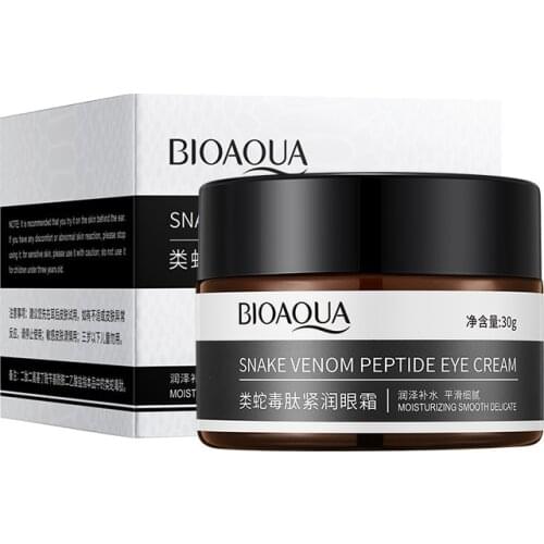Snake Venom Peptide Firming Eye Cream Moisturizes Dark Circles Diminishes Lines Remove Puffiness Anti Wrinkles Smooth Delicate