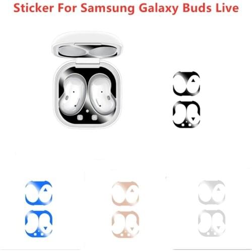 1PC New Scratchproof Dust Sticker for Samsung Galaxy Buds Live Case Cover Accessories Protection Guard Skin Protecting Buds From