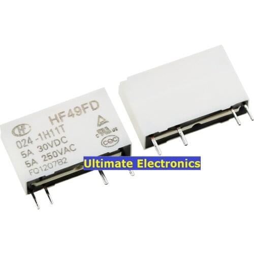 10pcs With T | HF49FD-024-1H11T 4 feet 5A JZC-49F-024-1H1T
