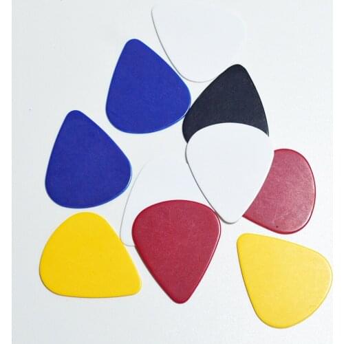 100pcs ABS Guitar Picks with Random Color Plectrums for Guitar Bass 0.71mm