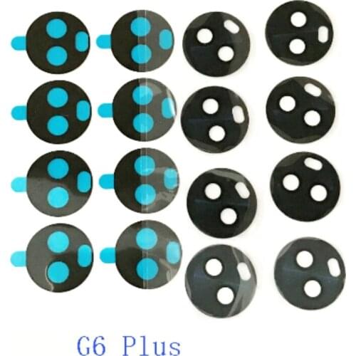 20pcs For Motorola MOTO G6 Play Plus Rear Back Camera Glass Lens Cover with Adhesive repair parts