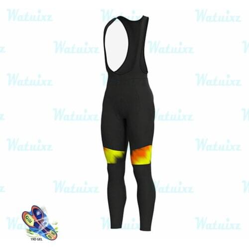 2021Warm Winter Pants Mens Road Bike Black Cycling Bib Mountain Bike Pants Pro Team Thickened 19d Cushion Outdoor Cycling Pants