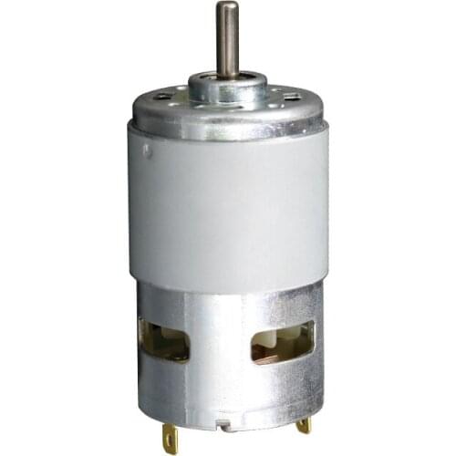 775 DC Motor Positive and Negative High Power Large Torque High and Low Speed Motor 12-24V Double Ball Bearing Mute