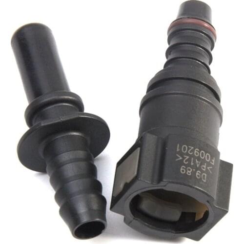 Male Quick Release Straight Auto Accessories Hose Coupler Motorcycle Parts Car Connector Set Fuel Line Use Intake Assemblies 8mm