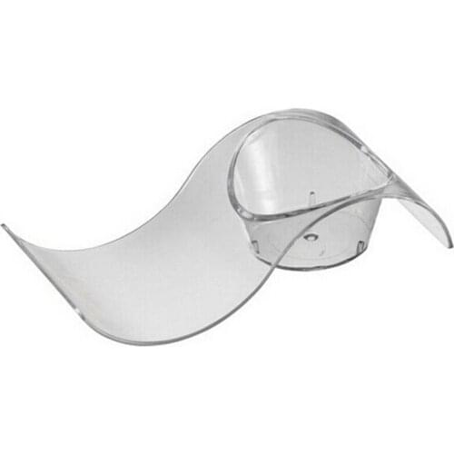 Free Shipping - Party Wedding Supplies, Disposable Plastic Tableware 100*42mm Clear Mini Wave Dessert Plate, 48/Pack