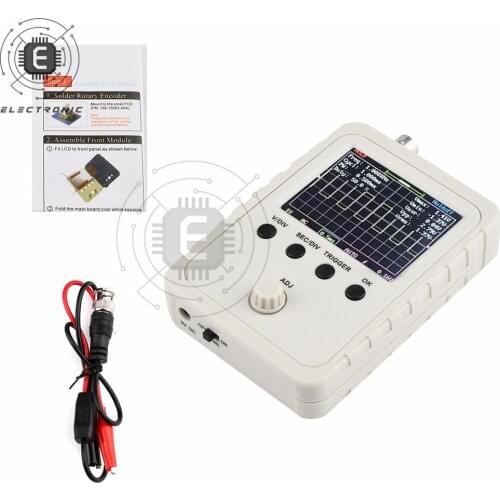 2.4 Inch Digital Oscilloscope Kit With BNC-Clip Cable Probe DS0150 Oscilloscope Assembled 200KHz Oscilloscope