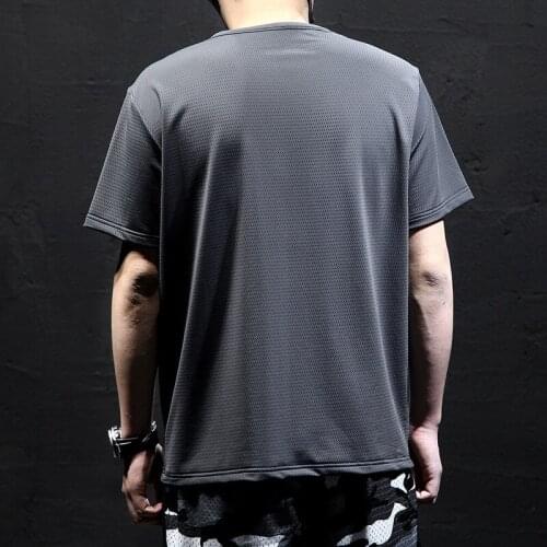 Ice Silk Cycling T-Shirt Summer New Mens Cycling Equipment Thin Cool Breathable Quick Drying Sports Essential Short Sleeve Top