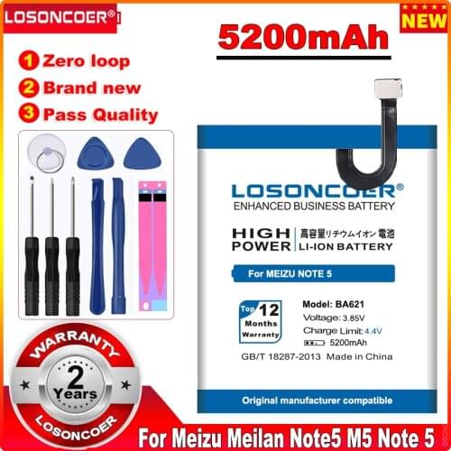 LOSONCOER Meizu M5 Note Phone Batteries China