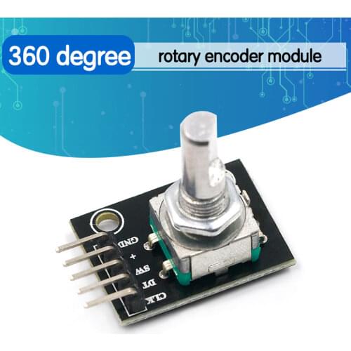 360 Degrees Rotary Encoder Module For Arduino Brick Sensor Switch Development Board KY-040 With Pins