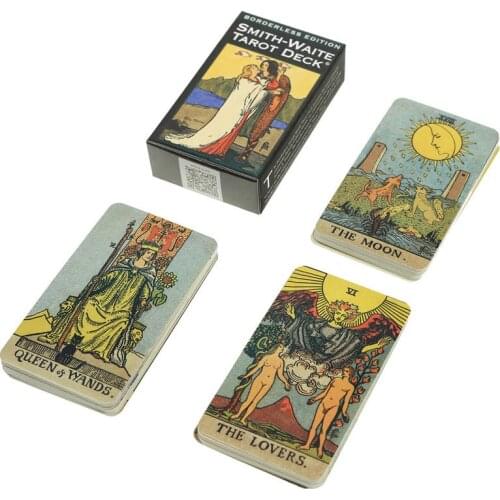 Tarot Board Game Toys Oracle Rider Waite Divination Prophet Prophecy Card Poker Gift Prediction Oracle Astrology Games Mahjong