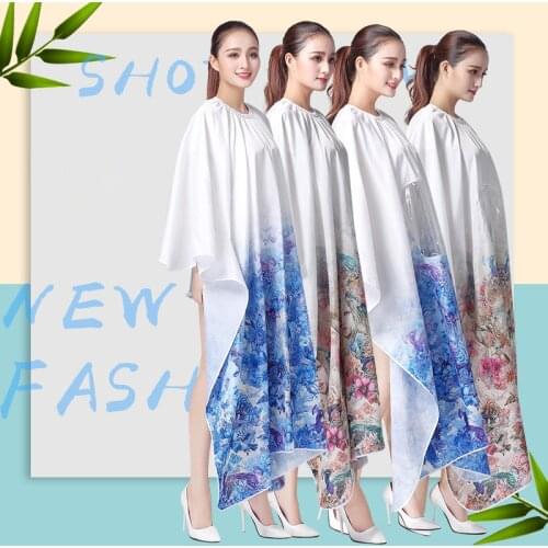 Salon Professional Hair Styling Cape,Upscale Large Clear Viewing Window Adult Hair Cutting Coloring Waterproof Wai Cloth