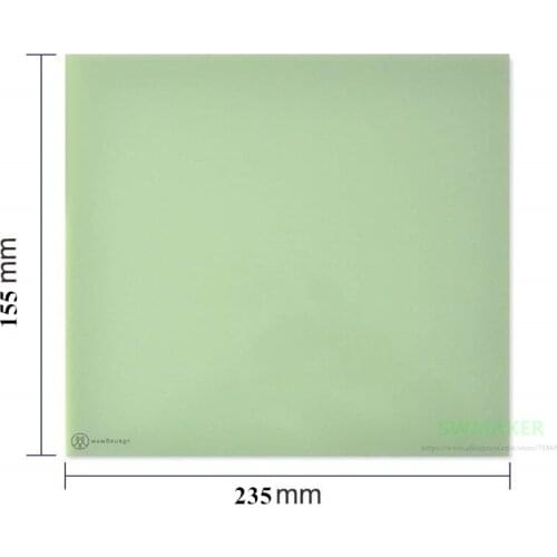 155x235x2mm 3D Printer Platform Polypropylene Build Plates Polyglass for Flashforge Dreamer, Pro and Creator CTC 3D printer