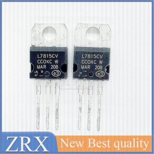 10Pcs/Lot New Original L7815CV L7815 Triode three-terminal Voltage Regulator TO 7815-220 Integrated circuit Triode In Stock