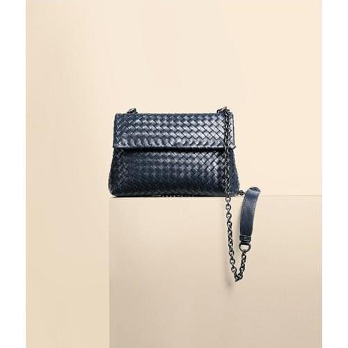 Luxury Womens Sheepskin Leather Shoulder Bag Fashion Brand Design Chain Messenger Bag Designer Square Sac Handbag Bolsa Feminina